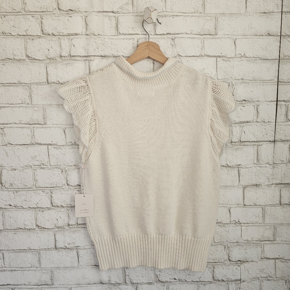 LC Lauren Conrad Loose-knit Polo, L - Picture 2 of 6